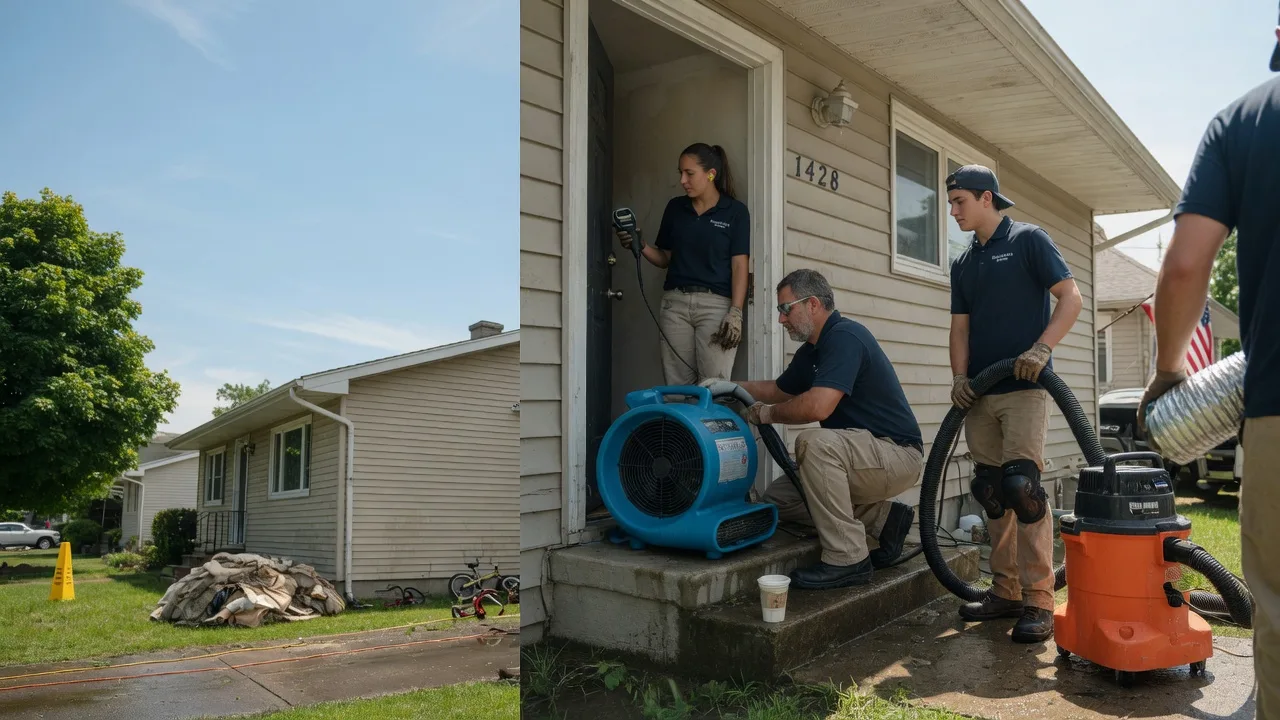 Water Damage Restoration in Mclean, IL near me